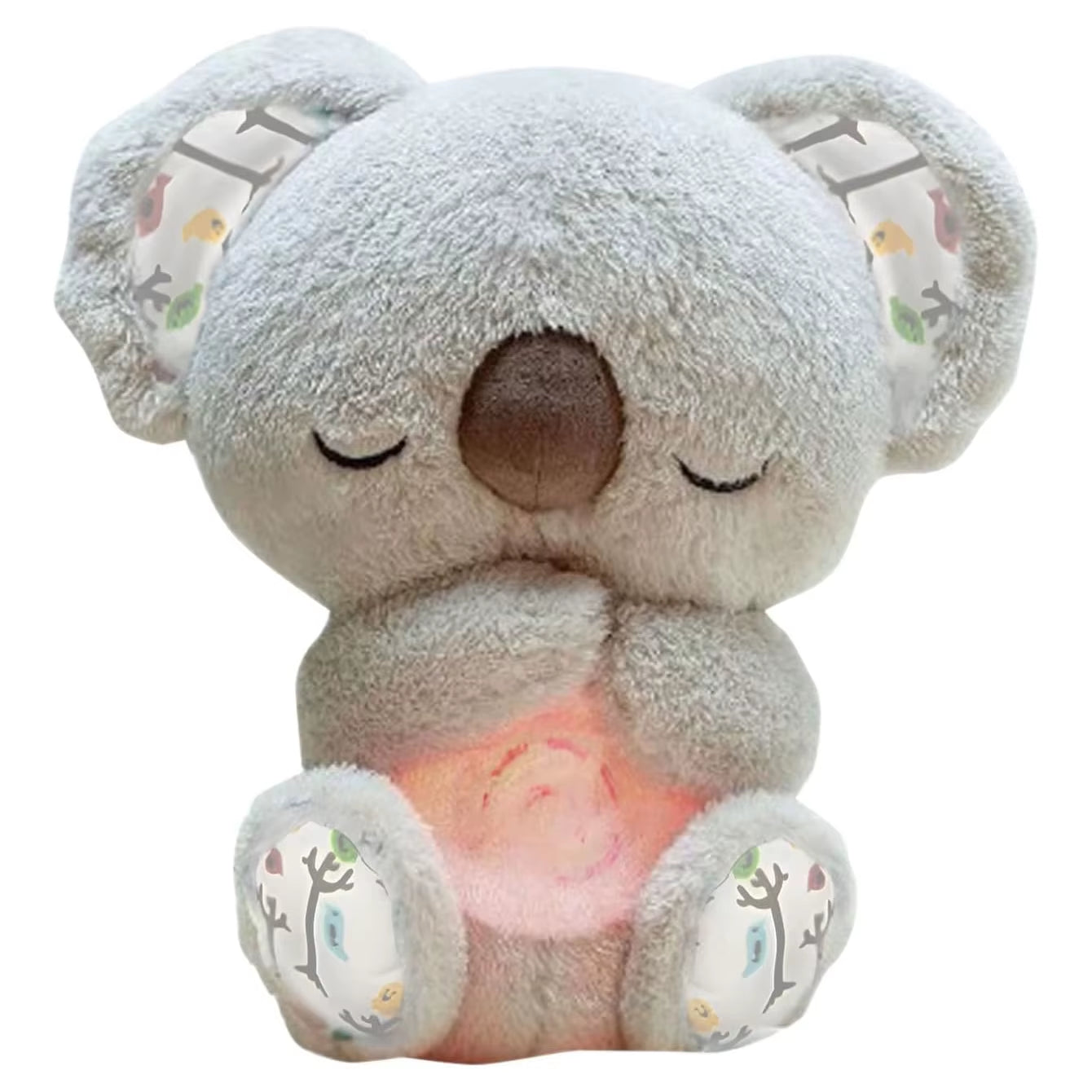 1Pc Evoraco Breathing Koala Plush - Soothing Stuffed Animal W/ Heartbeat, Anxiety Relief Gift for Birthday & Christmas