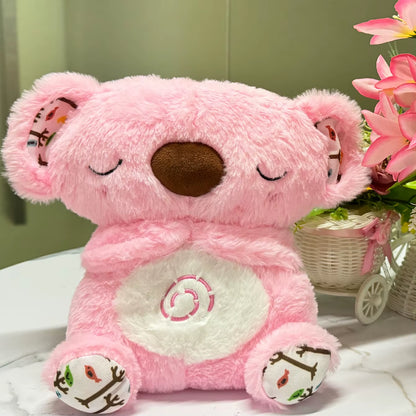 1Pc Evoraco Breathing Koala Plush - Soothing Stuffed Animal W/ Heartbeat, Anxiety Relief Gift for Birthday & Christmas